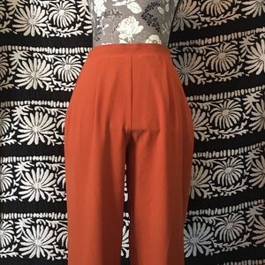 American Apparel crepe orange pants